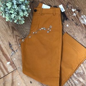 Old Navy Wide Leg Cropped Pants